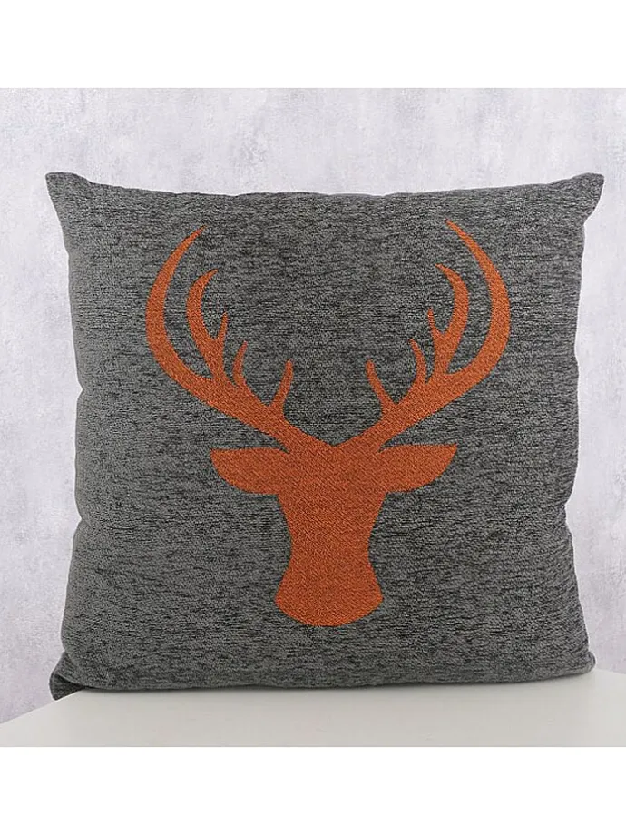 Kissen ''Olivo'' in Grau - (L)45 x (B)45 cm