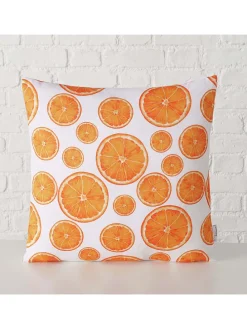 Kissen "Orangy" in Orange - (L)45 x (B)45 cm