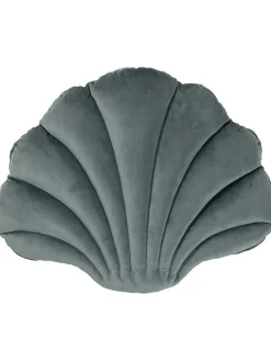 Kissen "Shell" in Salbei - (L)35 x (B)45 cm