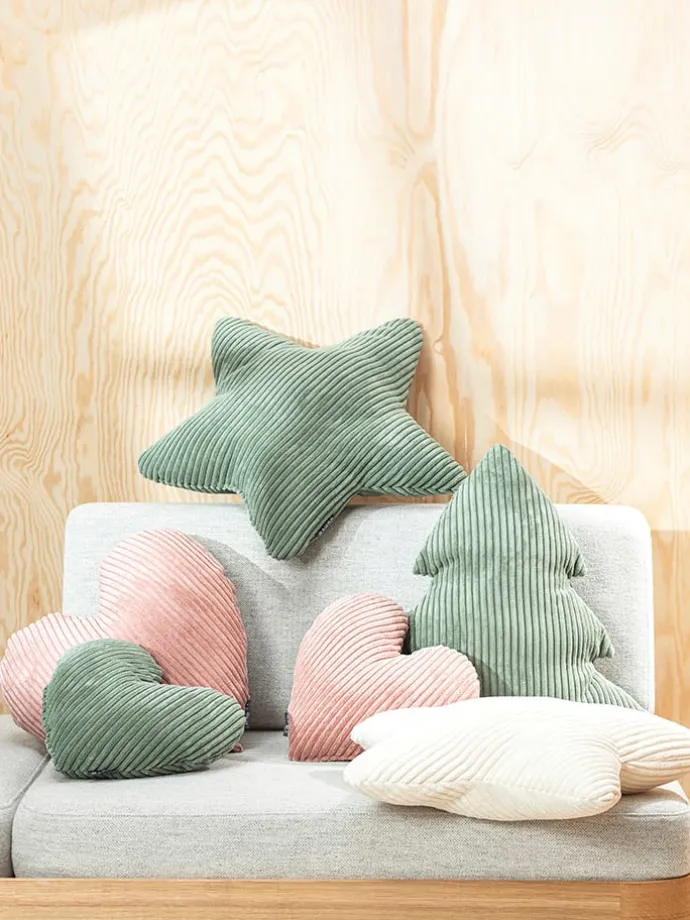 Kissen "Tanne" in Salbei - (L)50 x (B)50 cm