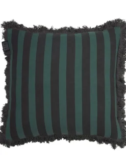 Kissen "Viggo" in Grau/ Grün