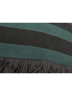 Kissen "Viggo" in Grau/ Grün