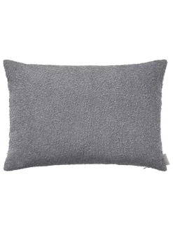 Kissenhülle "Boucle" in Grau - (L)60 x (B)40 cm