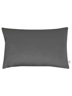 Kissenhülle "French Velvet" in Grau