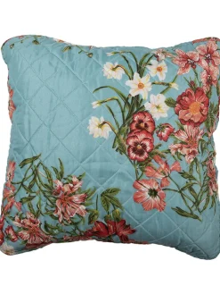 Kissenhülle in Mint/ Rosa - (L)50 x (B)50 cm