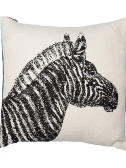 Kissenhülle "Nova - Zebra" in Creme/ Schwarz