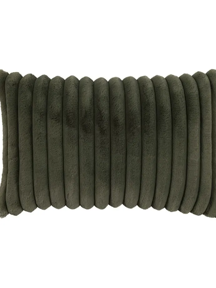 Kissenhülle "Raya" in Grün - (L)40 x (B)60 cm