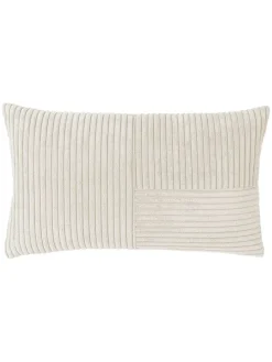 Kissenhülle "Shara" in Beige - (L)30 x (B)50 cm