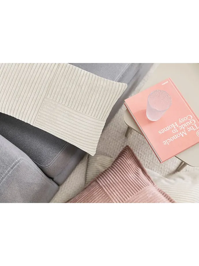 Kissenhülle "Shara" in Beige - (L)30 x (B)50 cm