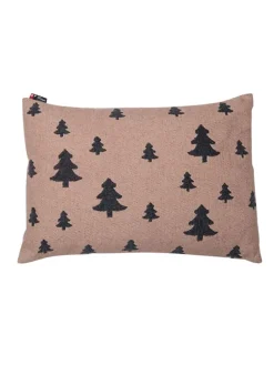 Kissenhülle "Tannen" in Hellbraun/ Schwarz