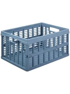 Kiste in Blau - (B)48 x (H)23,7 x (T)35 cm