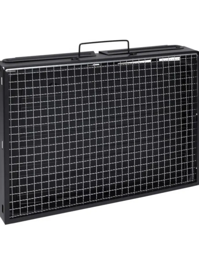 Klappbarer Holzkohlegrill in schwarz