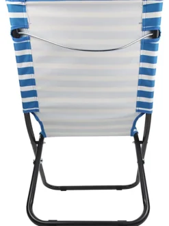 Klappstuhl "Kruza" in Blau/ Weiß