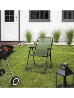 Klappstuhl ''Pliante'' in Khaki - (B)51 x (H)75 x (T)60 cm