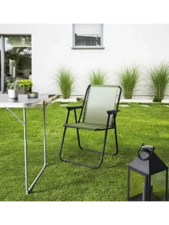 Klappstuhl ''Pliante'' in Khaki - (B)51 x (H)75 x (T)60 cm