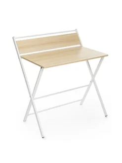 Klapptisch in Beige/ Weiß - (B)60 x (H)84 x (T)97 cm