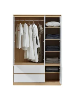 Kleiderschrank Bastheim in Weiß (B)120cm (G)109.2cm