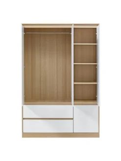 Kleiderschrank Bastheim in Weiß (B)120cm (G)109.2cm