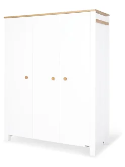 Kleiderschrank "Lova" in Weiß - (B)146 x (H)190 x (T)54 cm