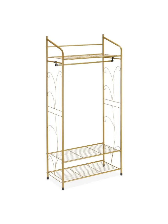 Kleiderständer in Gold - (B)78 x (H)161 x (T)36 cm