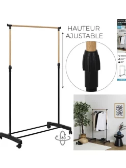 Kleiderständer in Schwarz