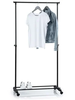 Kleiderständer in Schwarz - (B)160 x (H)80 x (T)42 cm