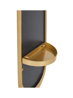 Kleiderständer MOODY in Gold/Weiß - (W) 34 x (H) 170 x (L) 34 cm