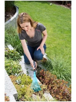 Kleinbesen "Combisystem" in Türkis - (B)12 cm