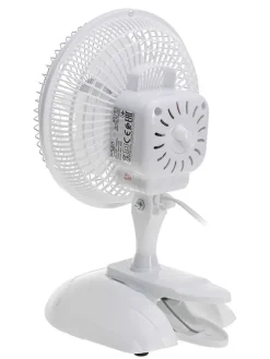 Klemm-Ventilator in Weiß - Ø 15 cm