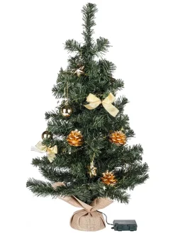 Künstlicher Mini-Weihnachtsbaum in Grün - (H)75 cm