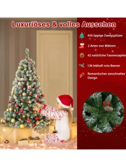 Künstlicher Weihnachtsbaum LED in Grün