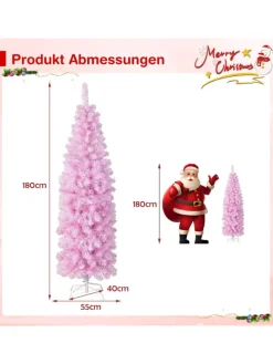Künstlicher Weihnachtsbaum LED in Rosa