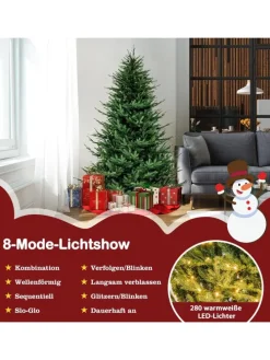 Künstlicher Weihnachtsbaum LED in Grün