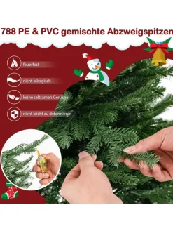 Künstlicher Weihnachtsbaum LED in Grün