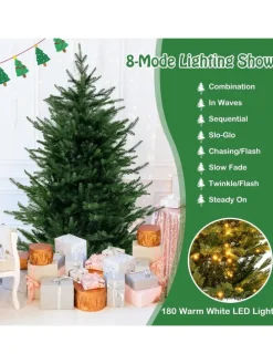 Künstlicher Weihnachtsbaum LED in Grün