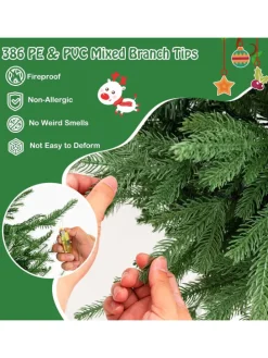 Künstlicher Weihnachtsbaum LED in Grün