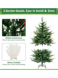 Künstlicher Weihnachtsbaum LED in Grün