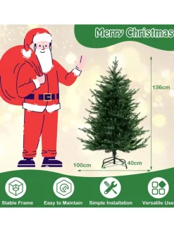 Künstlicher Weihnachtsbaum LED in Grün