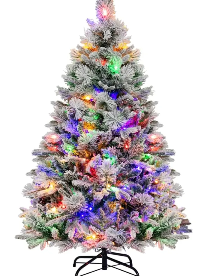 Künstlicher Weihnachtsbaum Beleuchtet in Grün