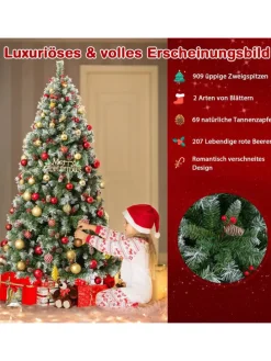 Künstlicher Weihnachtsbaum LED in Grün