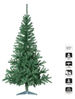 Künstlicher Weihnachtsbaum in Grün - (H)180 cm