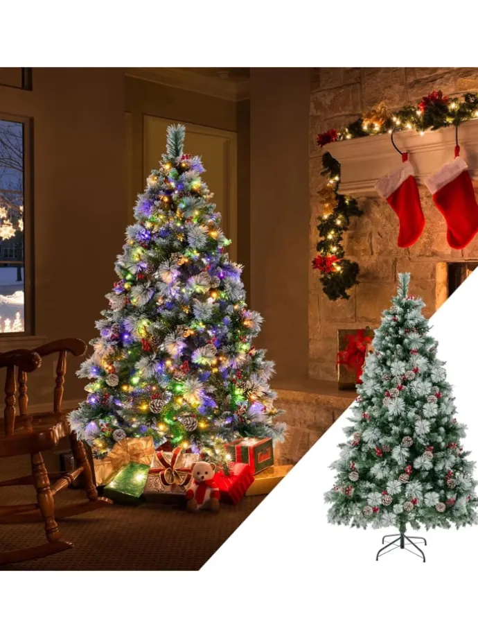 Künstlicher Weihnachtsbaum LED in Grün