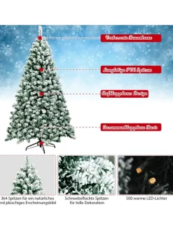 Künstlicher Weihnachtsbaum in Grün