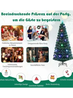 Künstlicher Weihnachtsbaum LED in Grün