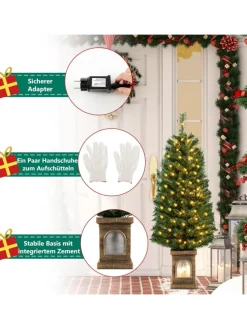 Künstlicher Weihnachtsbaum LED in Grün