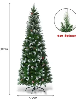 Künstlicher Weihnachtsbaum in Grün