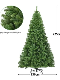 Künstlicher Weihnachtsbaum in Grün