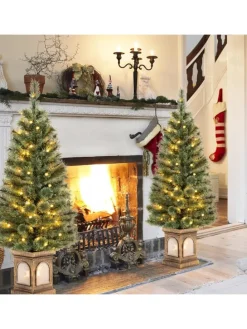 Künstlicher Weihnachtsbaum LED in Grün