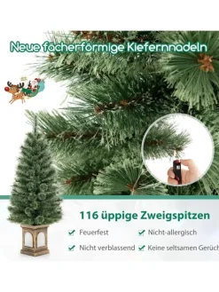 Künstlicher Weihnachtsbaum LED in Grün