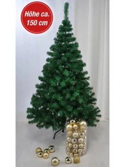 Künstlicher Weihnachtsbaum in Grün - (H)150 cm